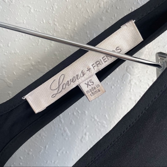 Revolve Lovers + Friends Black Love Potion Chiffon Dress - Picture 9 of 10